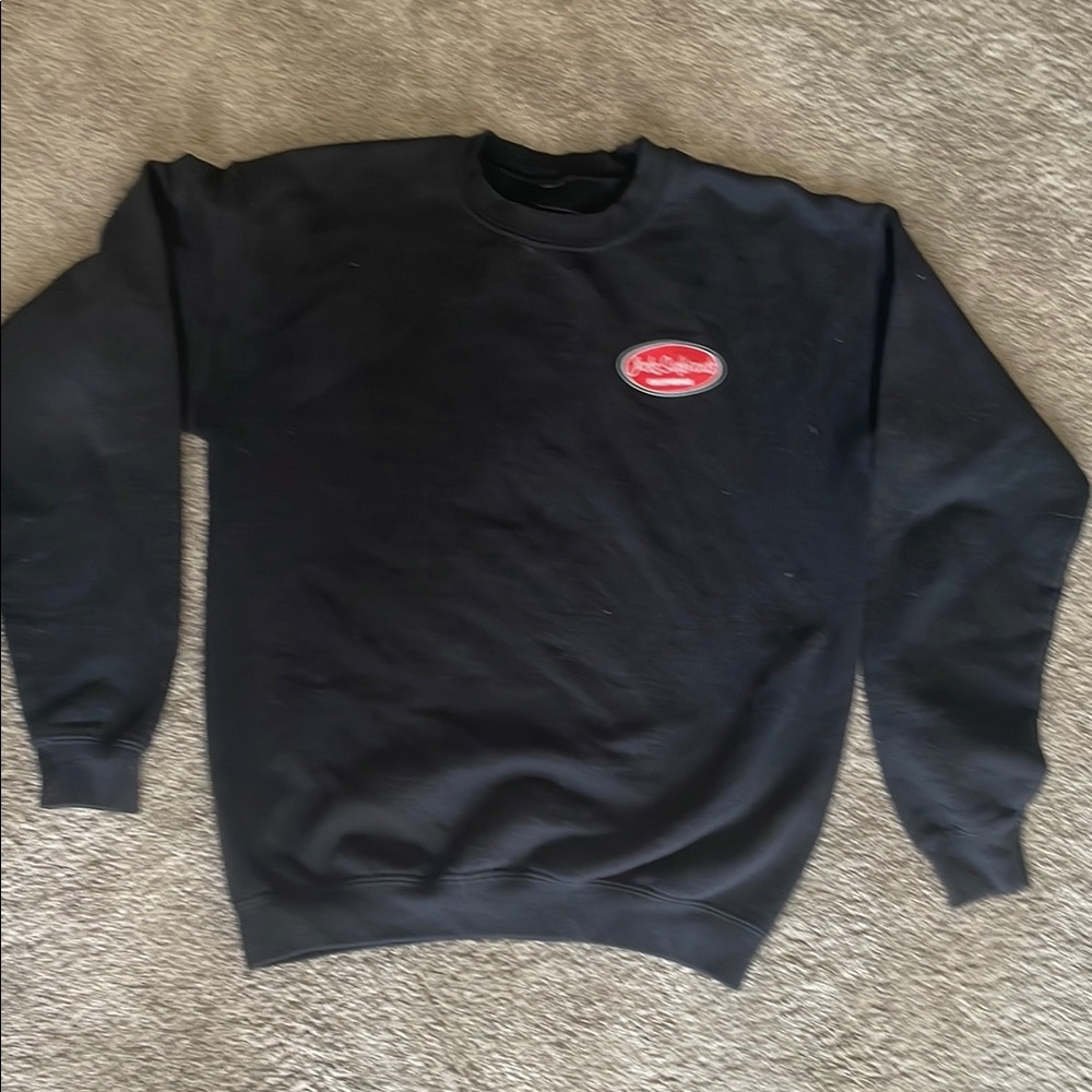 Jack by BB Dakota Black Sweatshirt with Ribbed Cuffs